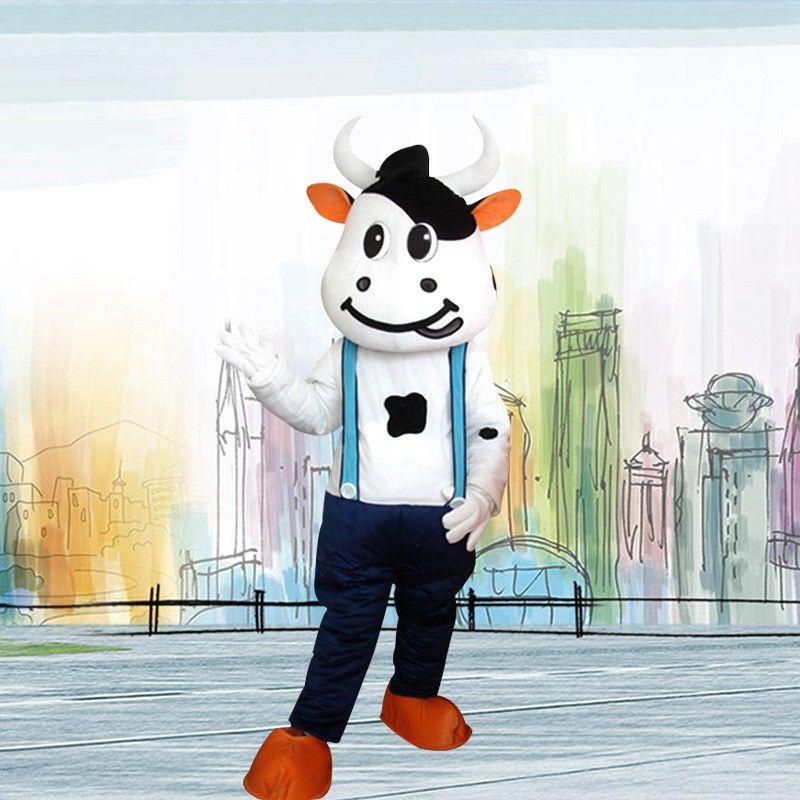 trang phục quần áo mascot hóa trang 12 con giáp con trâu bò