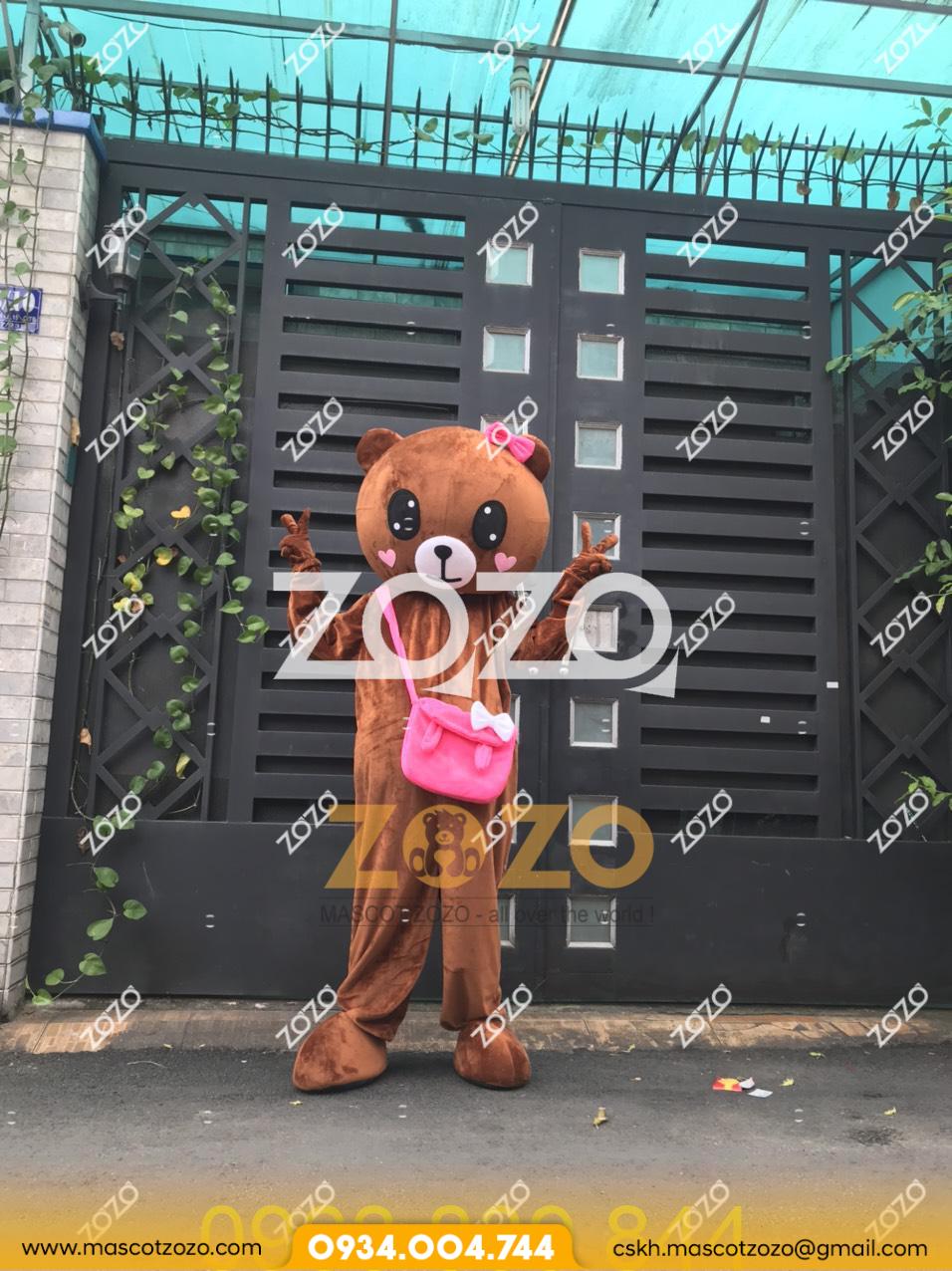Mascot gấu nâu - Ảnh 2
