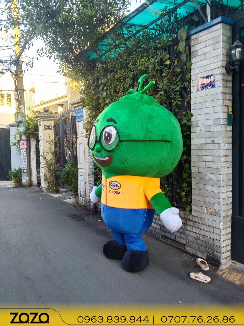 MASCOT HƠI HÌNH QUẢ DỪA SIÊU ĐÁNG YÊU - Ảnh 2