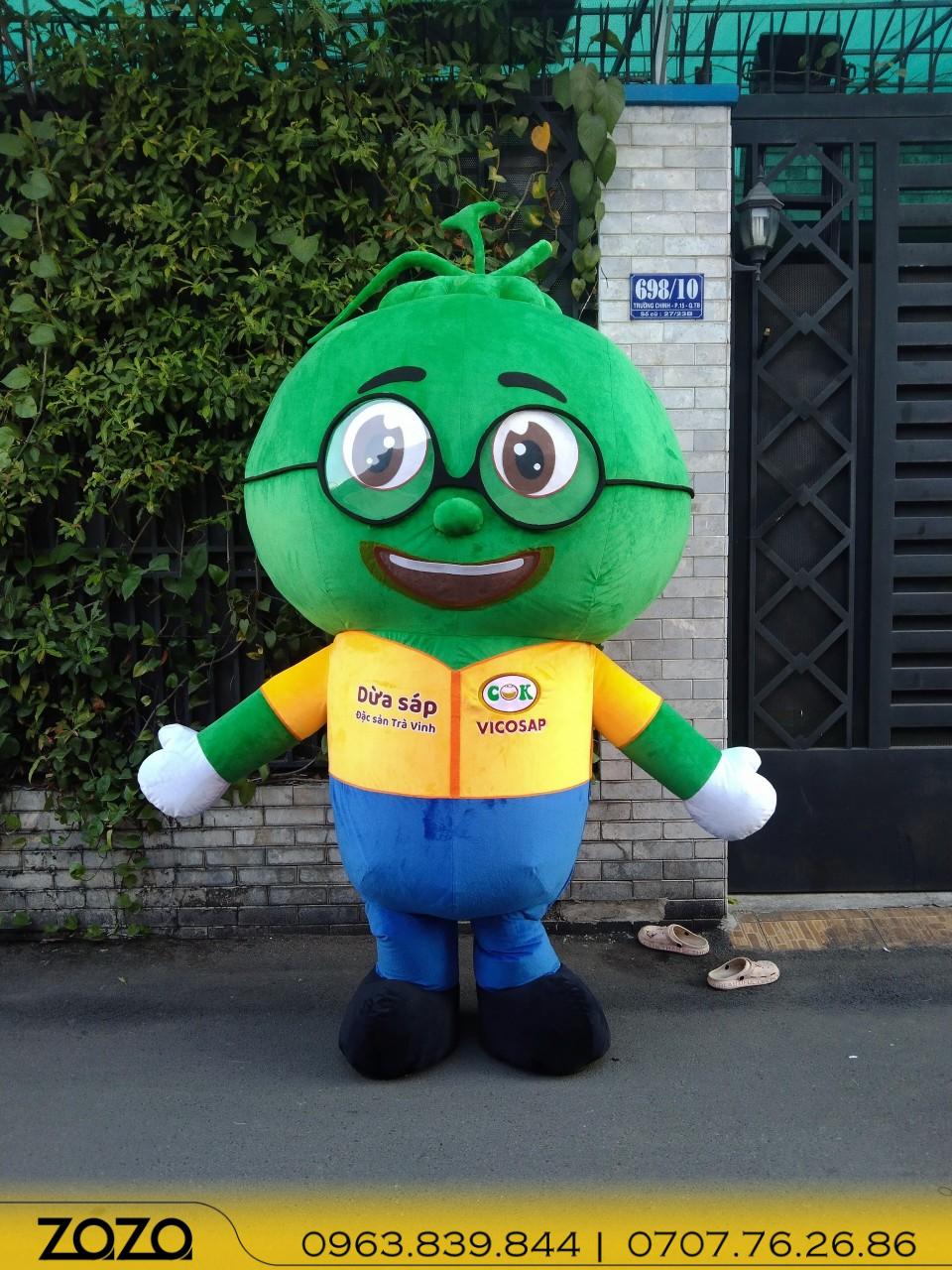 MASCOT HƠI HÌNH QUẢ DỪA SIÊU ĐÁNG YÊU - Ảnh 3