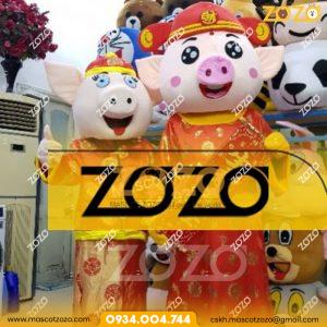 MASCOT CHÚ HEO HỒNG