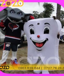 MASCOT RĂNG TRẮNG SÁNG