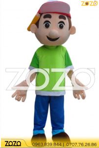 mascot mo hinh bieu dien couple 2143 4