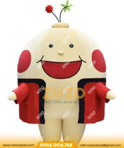 Mascot hình củ nhân sâm