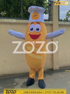 mascot banh mi dau bep 2500