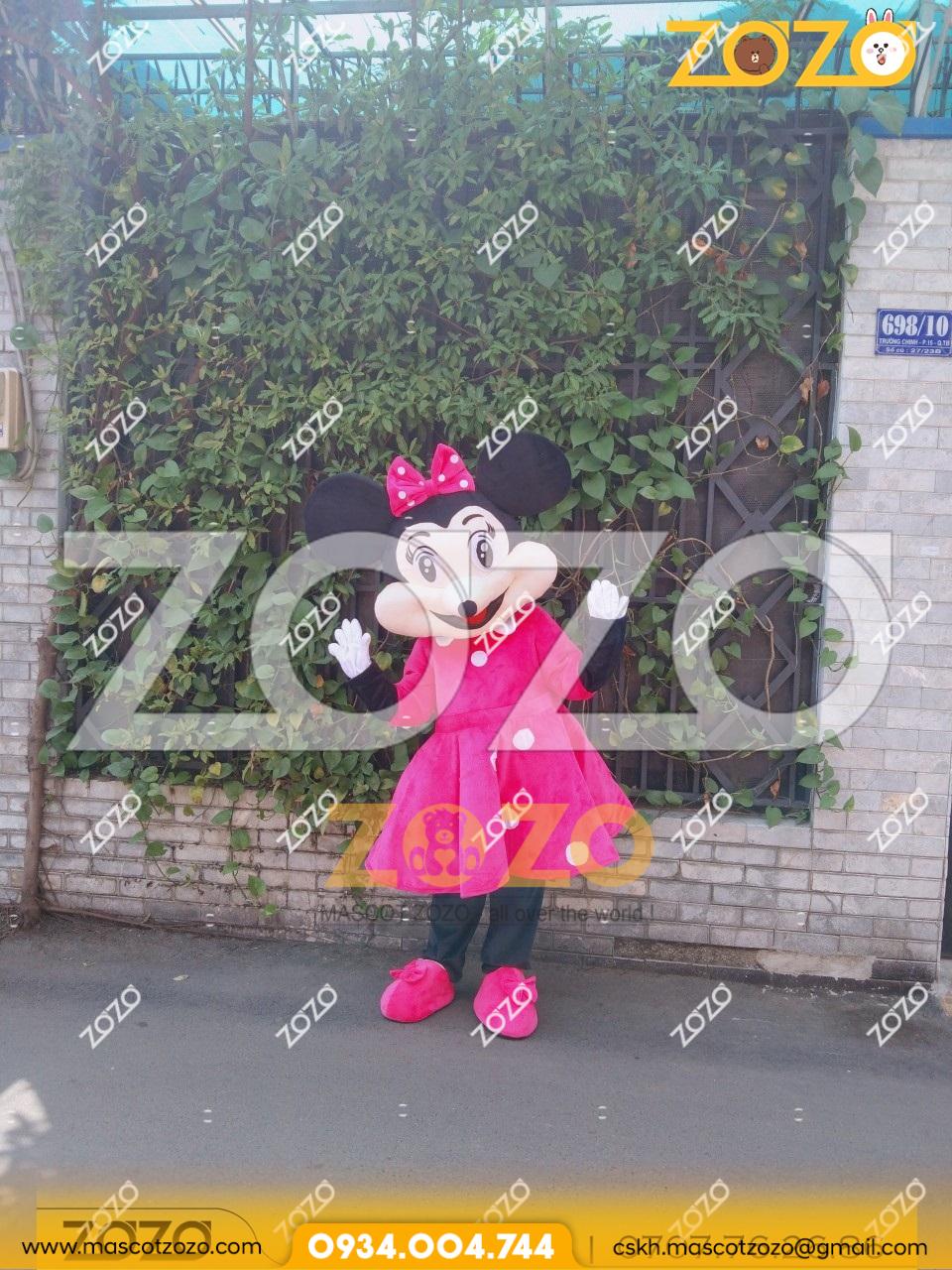 Mascot Chuột Mickey Nữ - Ảnh 2