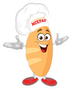 padaria mixpao mascote triguinho