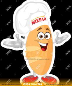 Mascot hình bánh mì