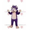 purple and white hedgehog mascot hedgehog costume