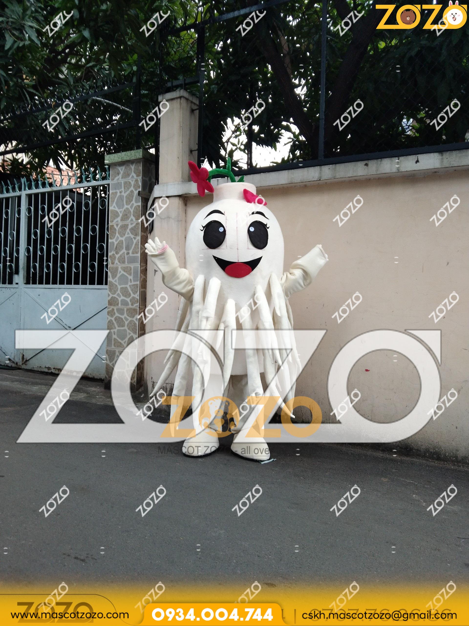 Mascot hình củ nhân sâm - Ảnh 2