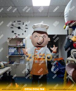 mascot đầu bếp mr lean