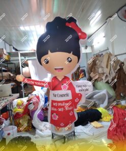 Rối hơi cô gái Nhật - mỹ phẩm
