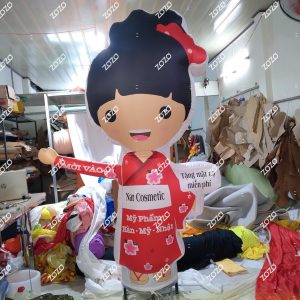 Rối hơi cô gái Nhật - mỹ phẩm