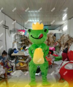 mascot ếch xanh