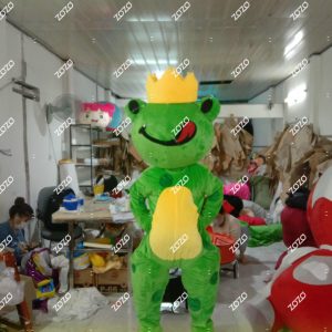 mascot ếch xanh