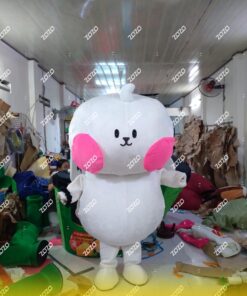 mascot gấu trắng