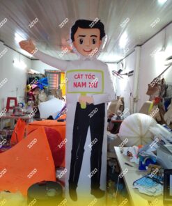 rối hơi cắt tóc