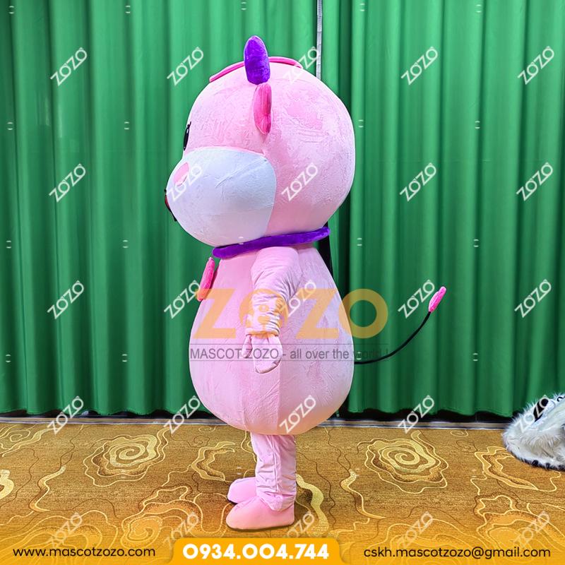 MASCOT TRÂU HỒNG DỄ THƯƠNG - Ảnh 2