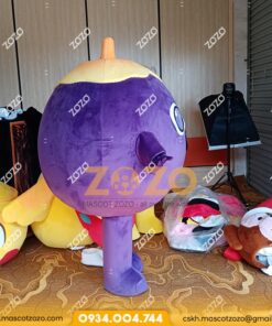 Alternative view of MASCOT TRÁI CÀ TÍM