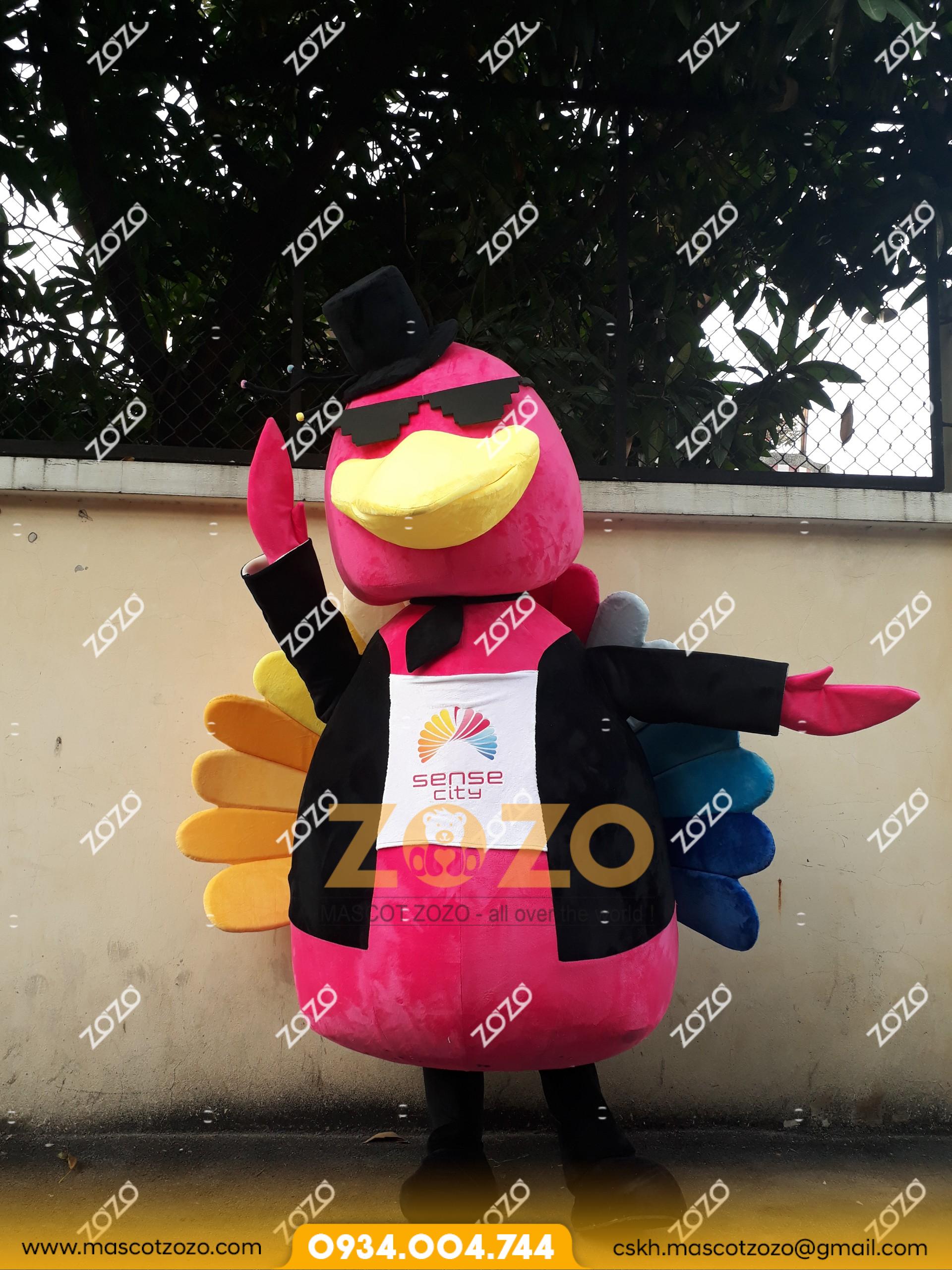 MASCOT CHIM CÔNG HỒNG - Ảnh 2