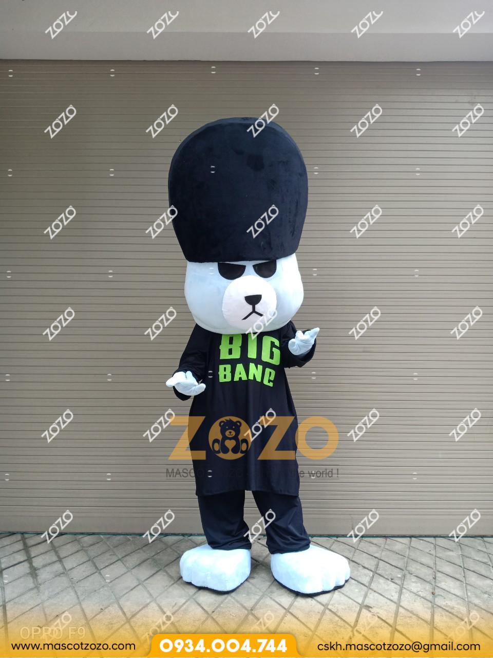 MASCOT GẤU KRUNK BIG BANG CỰC NGẦU - MASCOT bông