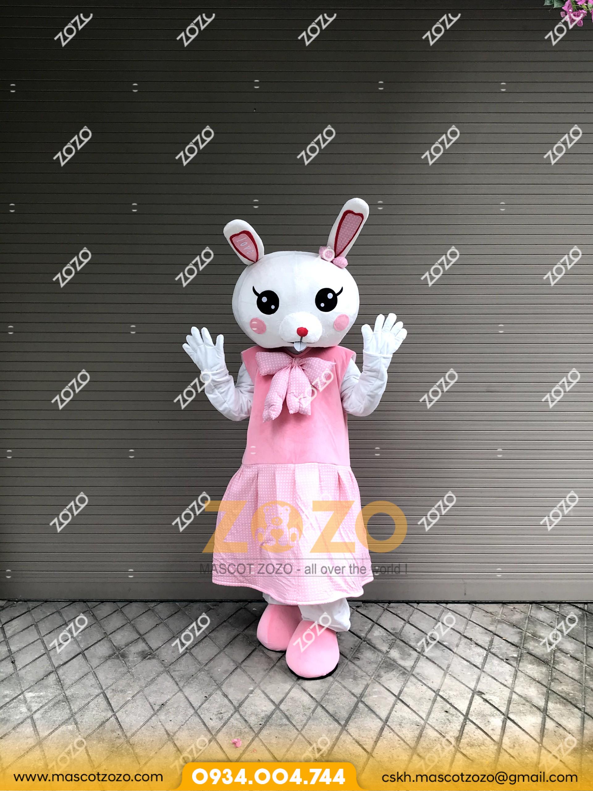 MASCOT THỎ CÔNG CHÚA DỄ THƯƠNG - Ảnh 2