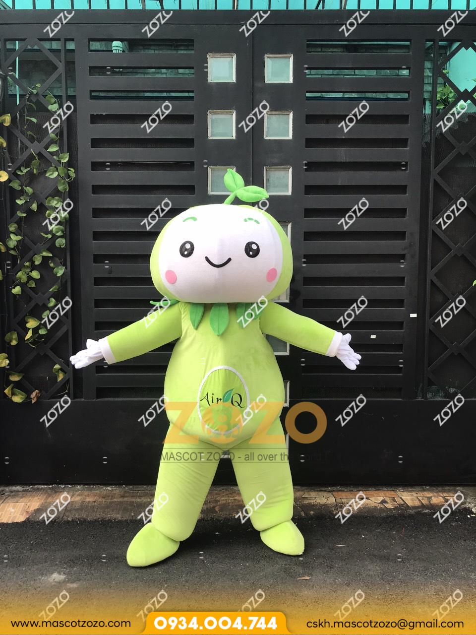 MASCOT TRÁI TÁO XANH