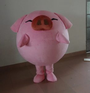Pig Mascot Costume Cartoon Costumes Advertising Mascot Animal School Mascot Costume Masquerade Outfit