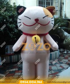 MASCOT MÈO TAM THỂ THẦN TÀI