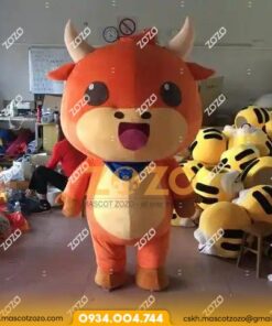 MASCOT CHÚ BÒ CAM