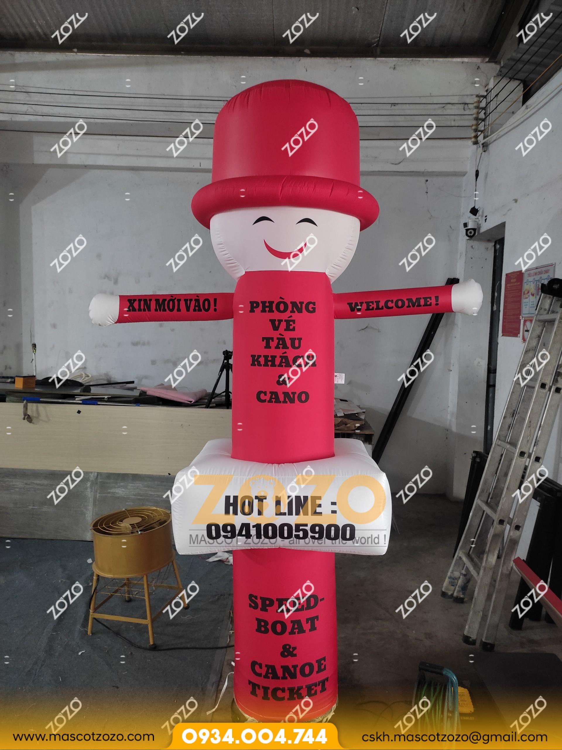 RỐI HƠI QUẢNG CÁO ĐỎ