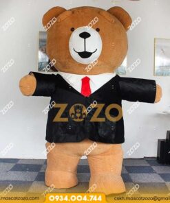 MASCOT GẤU NÂU LỊCH LÃM