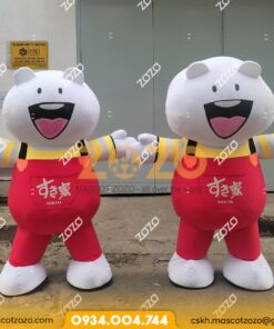 MASCOT HƠI BÉ GẤU SUKIYA