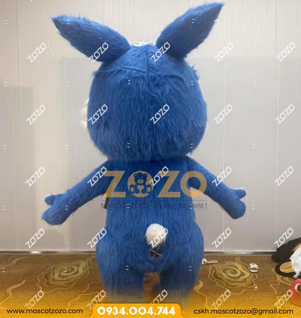 MASCOT THỎ HƠI LÔNG DÀI - Ảnh 2