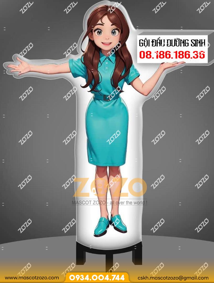 RỐI HƠI VẪY KHÁCH SPA / HAIR SALON HÌNH CÔ GÁI