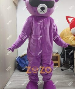 LINH VẬT MASCOT GẤU TÍM