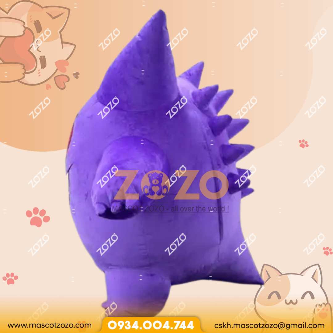 MASCOT LINH VẬT POKEMON TÍM - Ảnh 2