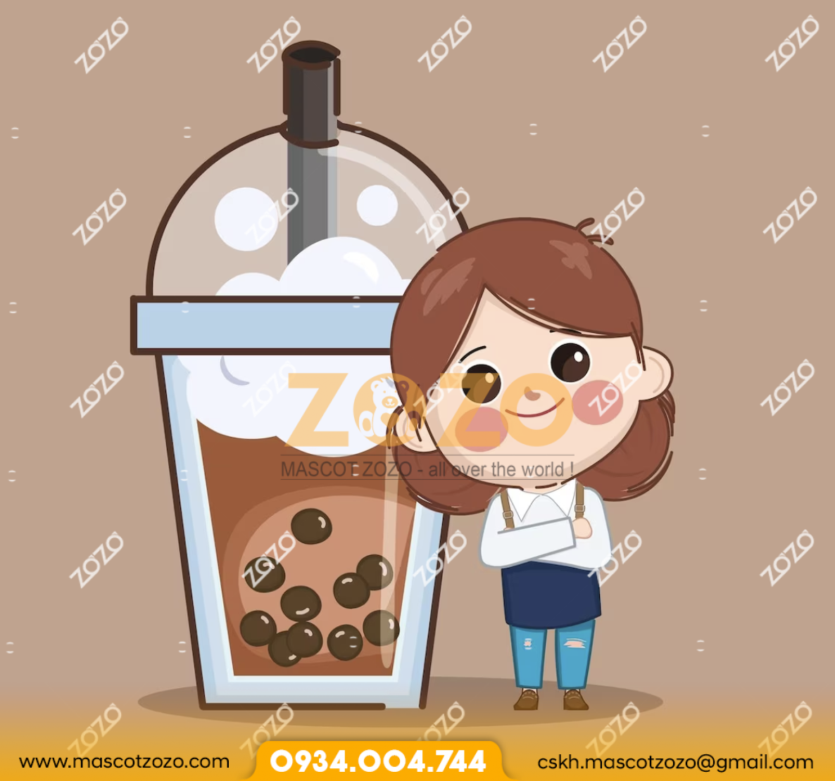 MẪU THIẾT KẾ RỐI HƠI VẪY TAY COFFEE, TRÀ SỮA - Ảnh 5