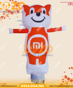 RỐI HƠI VẪY TAY BÉ CÁO MÀU CAM