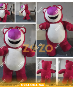 MASCOT HƠI GẤU DÂU LOTSO