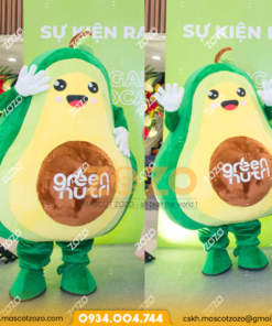 MASCOT LINH VẬT TRÁI BƠ ĐÁNG YÊU