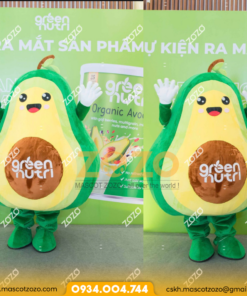 Alternative view of MASCOT LINH VẬT TRÁI BƠ ĐÁNG YÊU