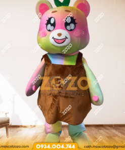 MASCOT / LINH VẬT BÉ GẤU 7 MÀU SẶC SỠ
