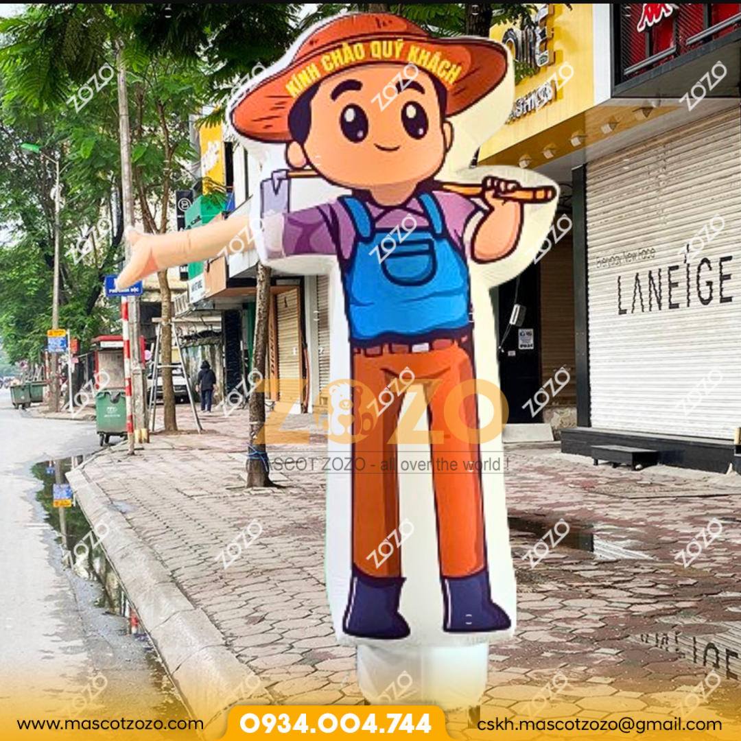 Rối hơi chú bé nông dân 4