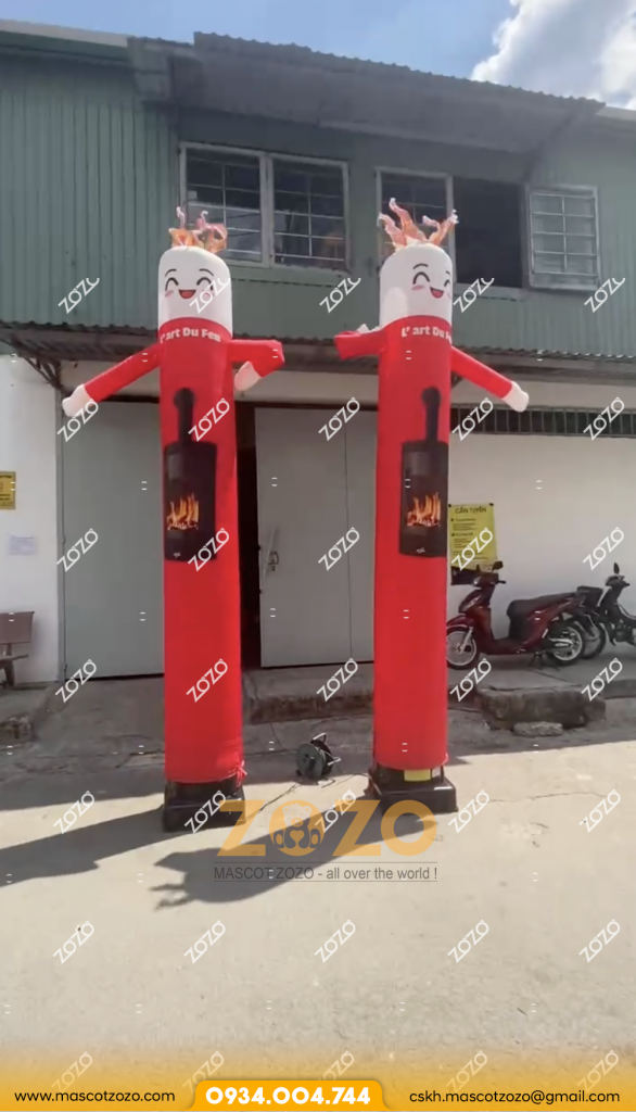 RỐI HƠI VẪY TAY KHỔNG LỒ MÀU ĐỎ