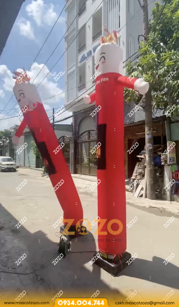 RỐI HƠI VẪY TAY KHỔNG LỒ MÀU ĐỎ