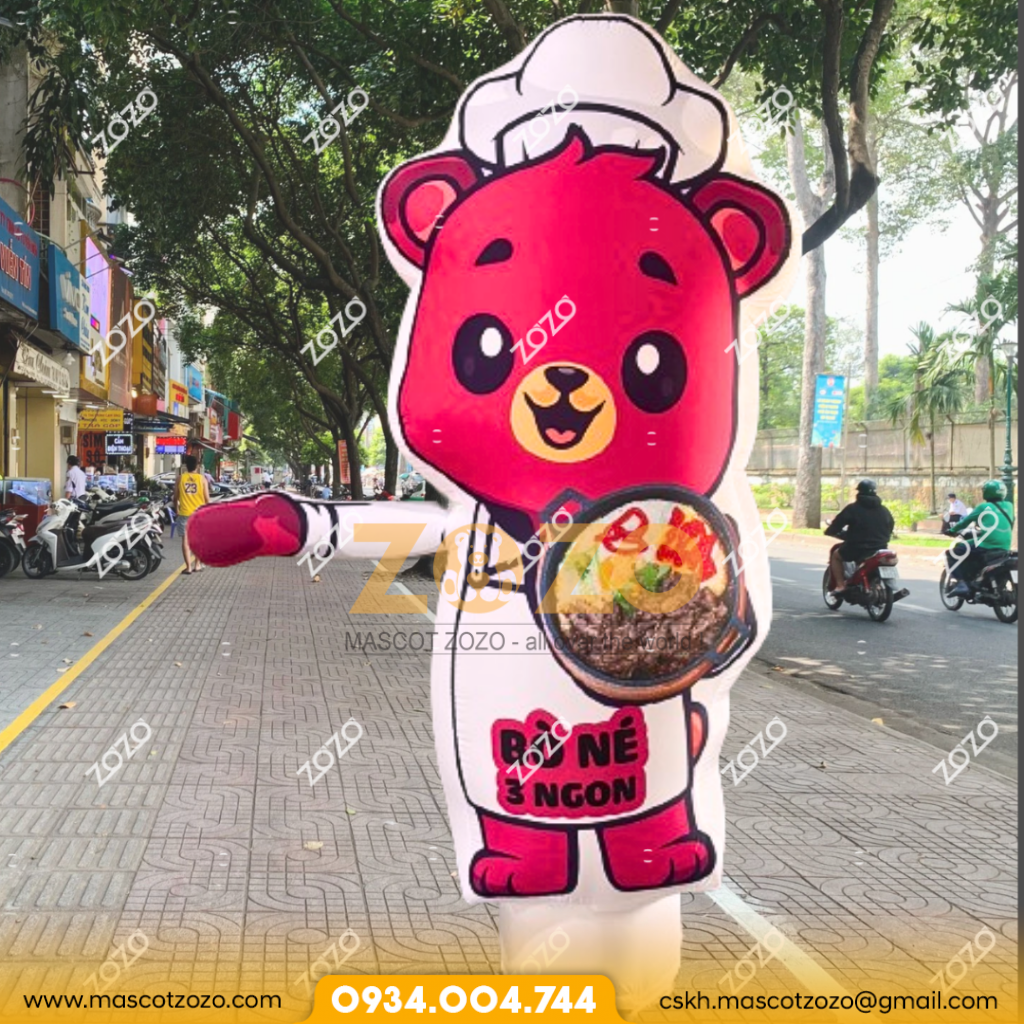 rối hơi gấu bò né