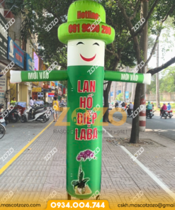 RỐI HƠI VẪY TAY MÀU XANH LAN HỒ ĐIỆP