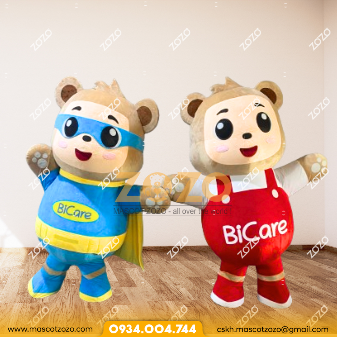 1 MASCOT HƠI GẤU BICARE