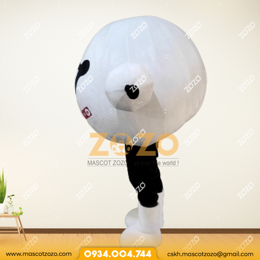 MASCOT LINH VẬT TRẮNG ĐEN VUI VẺ - Ảnh 2